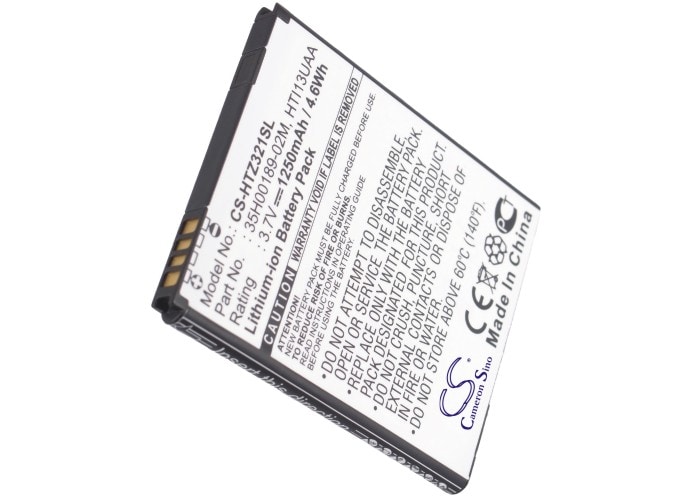 Batteri til mobiltelefon, smarttelefon for HTC J, Z321e, J ISW13HT m.fl.