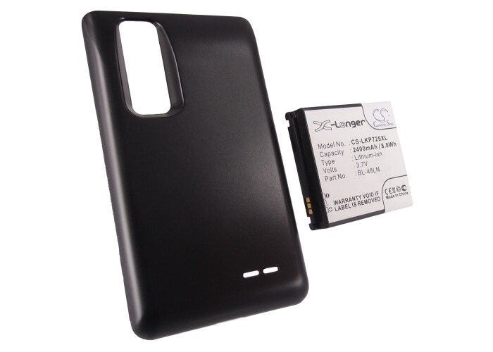 Batteri til mobiltelefon, smarttelefon for LG P725, Optimus 3D Max