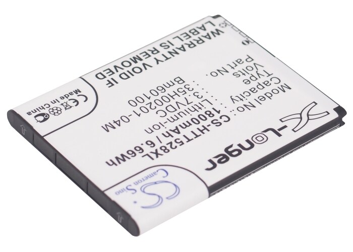 Batteri til mobiltelefon, smarttelefon for HTC One ST, One SU, One SC m.fl.