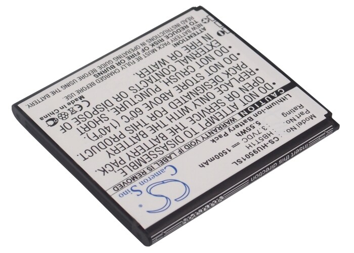 Batteri til mobiltelefon, smarttelefon for Huawei Ascend D LTE, U9501L, Ascend D m.fl.