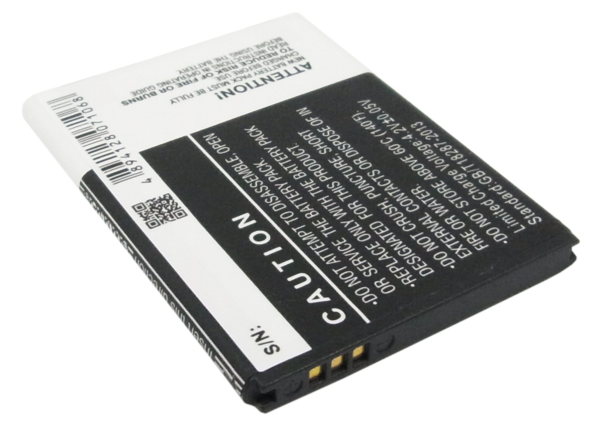 Batteri til mobiltelefon, smarttelefon for Samsung GT-S7500, Galaxy Ace Plus, GT-S6500 m.fl.