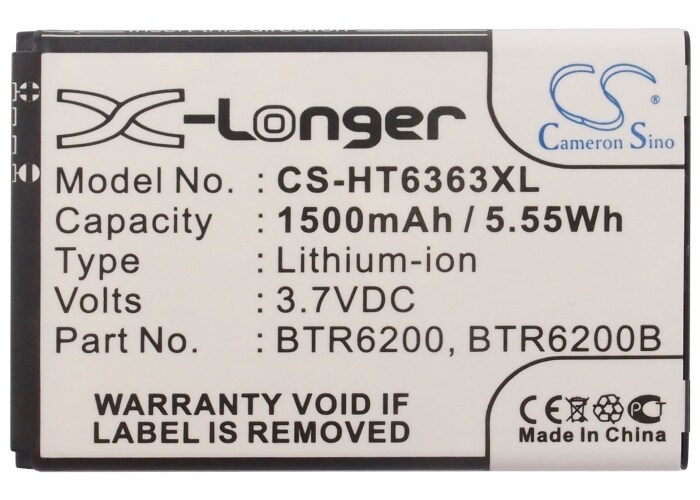 Batteri til mobiltelefon, smarttelefon for Google G6