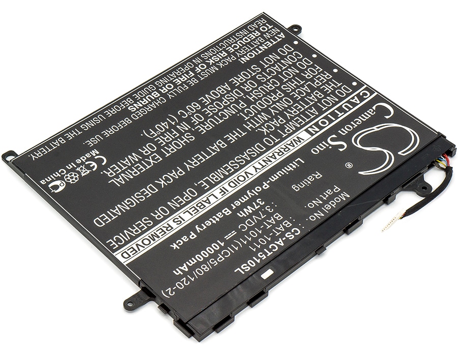 Batteri til nettbrett for Acer Iconia Tab A510, Iconia Tab A700, Iconia Tab A710 m.fl.
