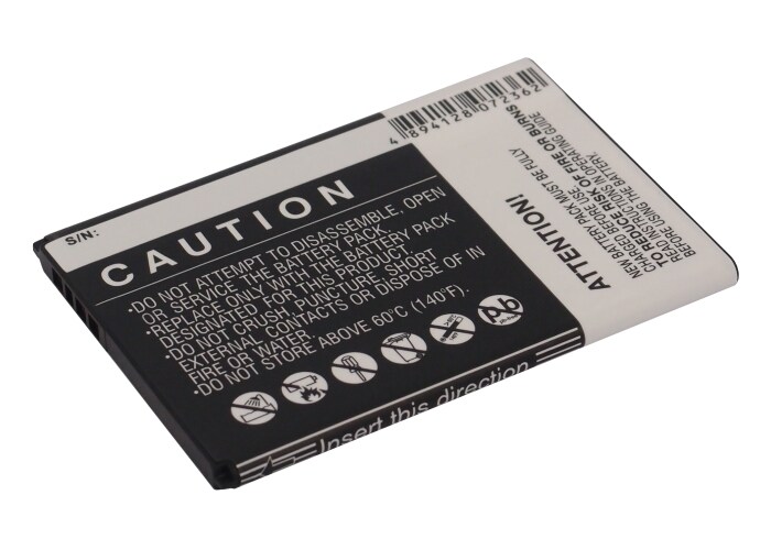 Batteri til mobiltelefon, smarttelefon for Alcatel OT-913, OT-913D, OT-927 m.fl.
