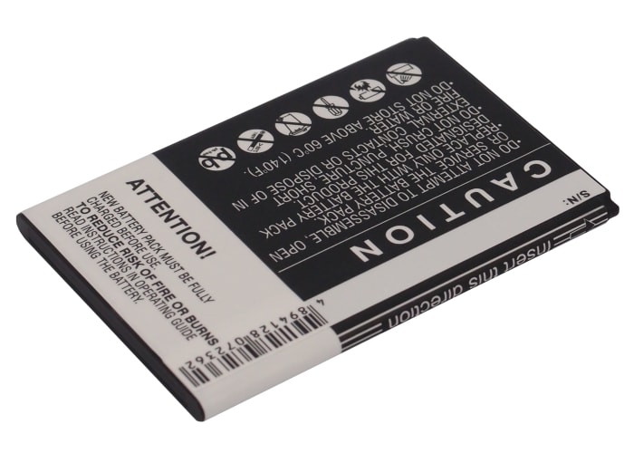 Batteri til mobiltelefon, smarttelefon for Alcatel OT-913, OT-913D, OT-927 m.fl.