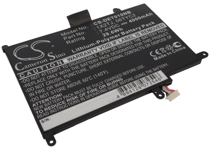 Batteri til bærbar PC, Dell Latitude ST, Latitude ST-LST01