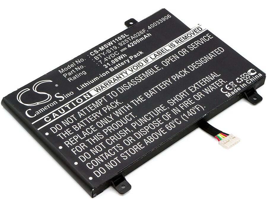 Batteri til nettbrett for MSI Windpad 110, Windpad 110w, WindPad 110W-014US