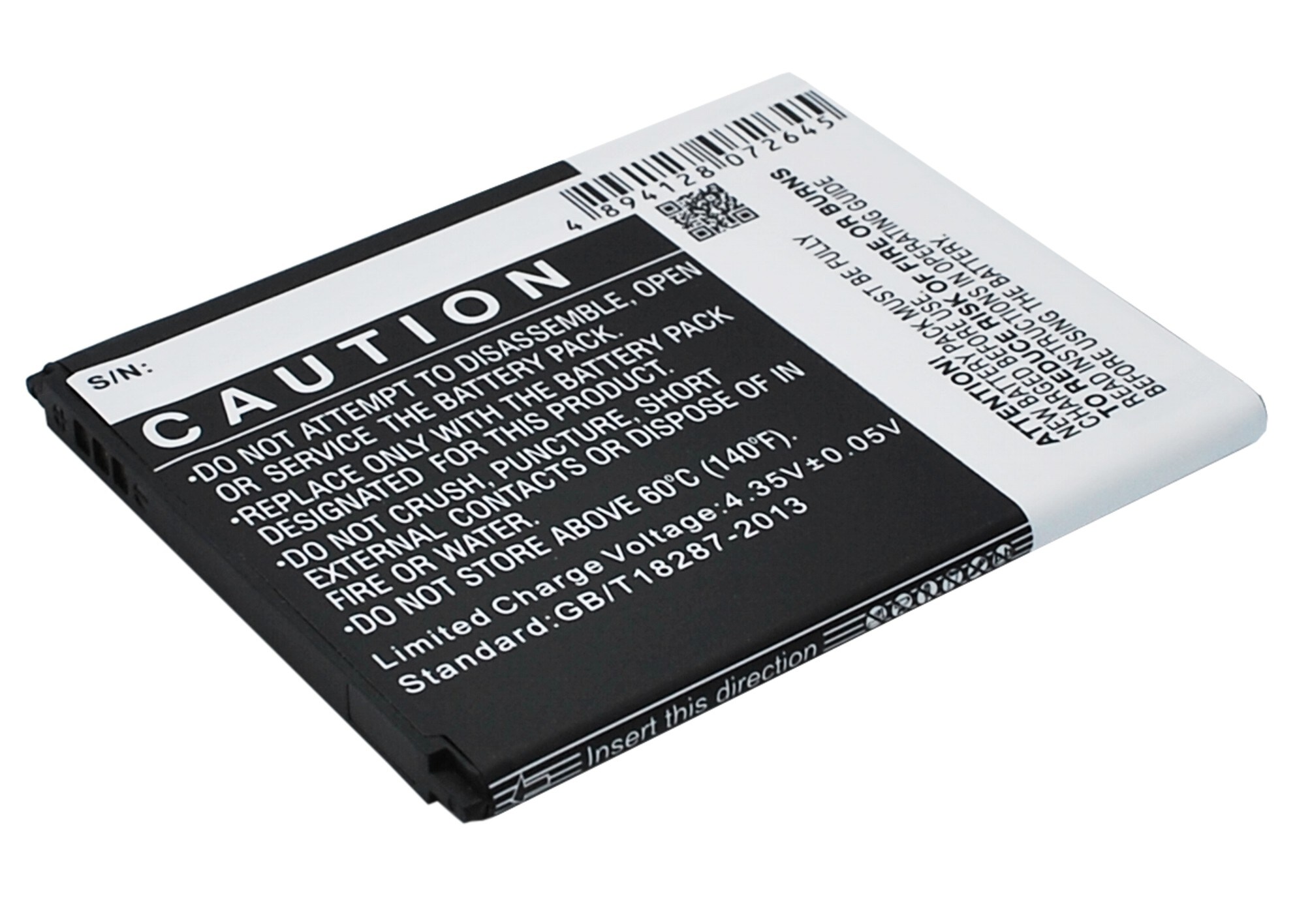 Batteri til mobiltelefon, smarttelefon for Samsung GT-I8262D, Galaxy Duos m.fl.