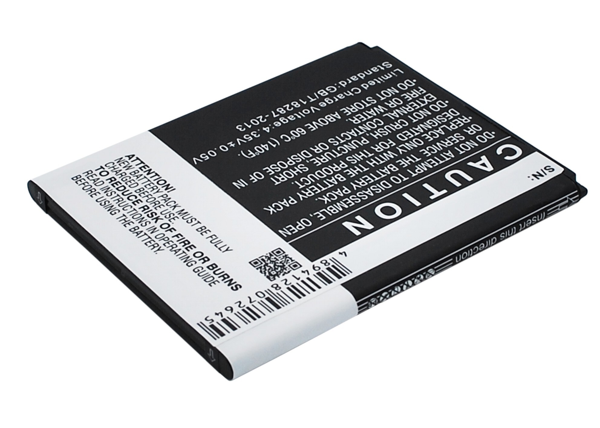 Batteri til mobiltelefon, smarttelefon for Samsung GT-I8262D, Galaxy Duos m.fl.