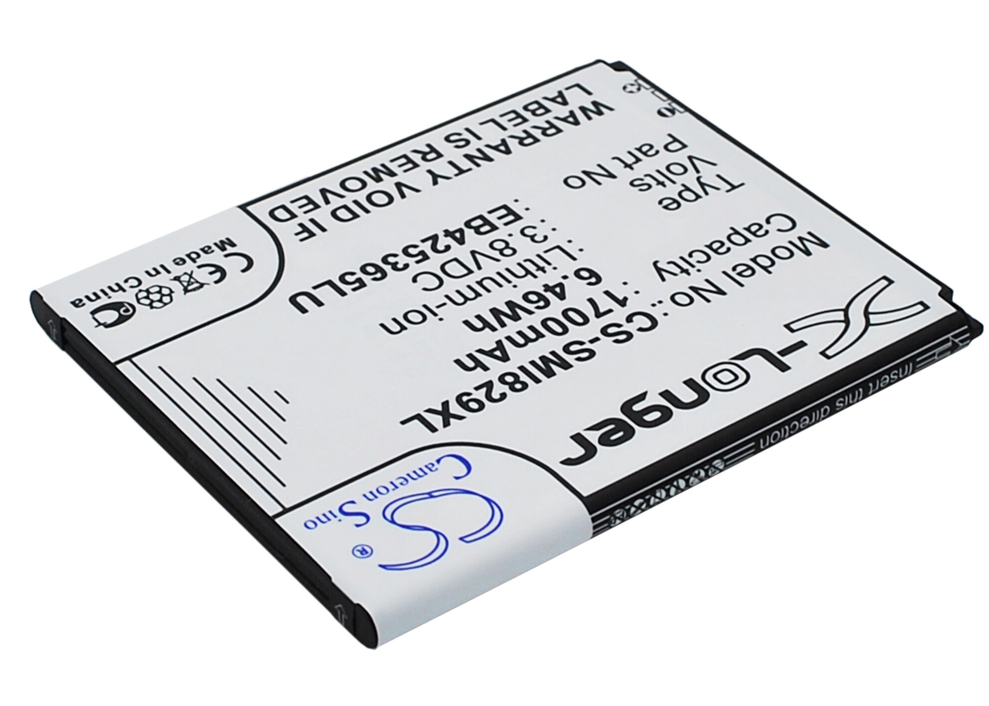 Batteri til mobiltelefon, smarttelefon for Samsung GT-I8262D, Galaxy Duos m.fl.