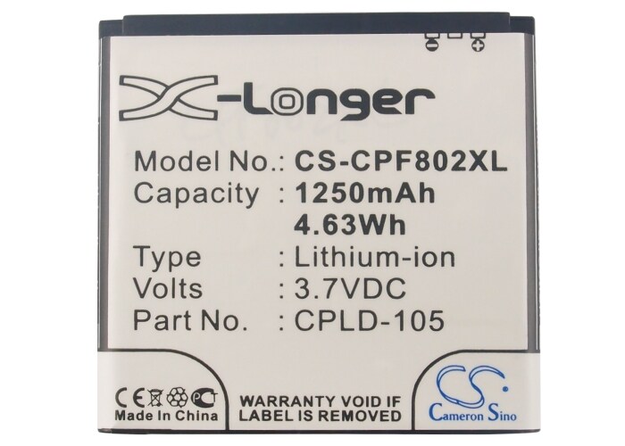 Batteri til mobiltelefon, smarttelefon for Coolpad 8020+