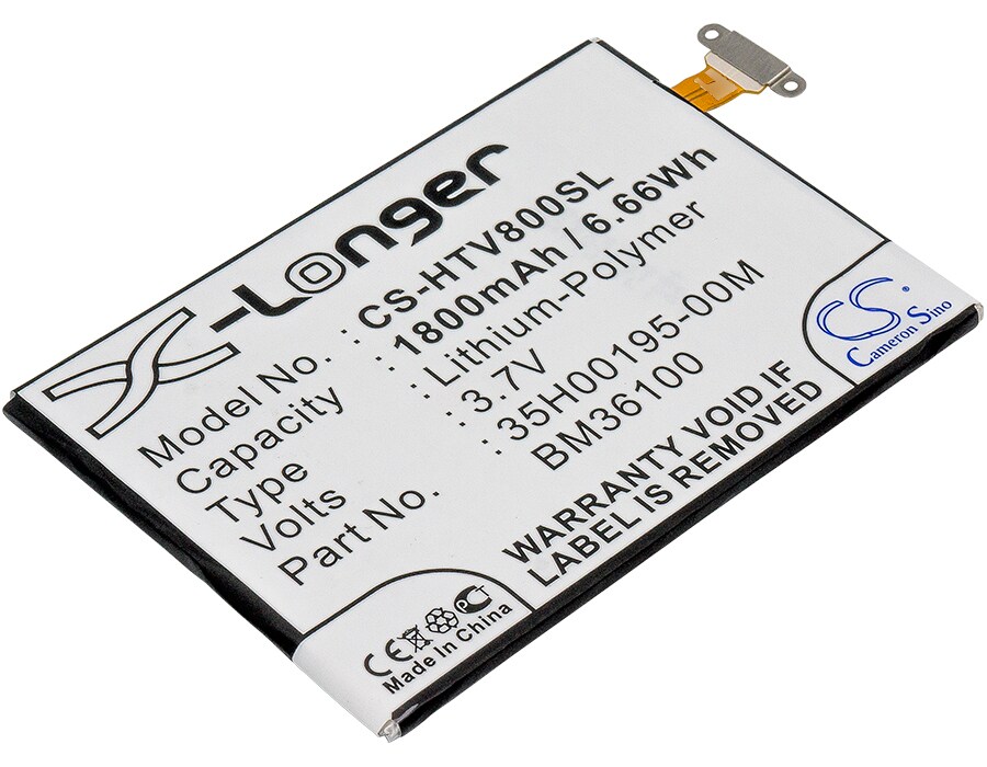 Batteri til mobiltelefon, smarttelefon for HTC One VX, Totem C2, V8 m.fl.