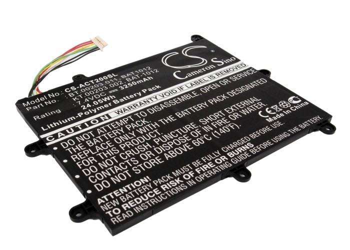 Batteri til nettbrett for Acer Iconia Tab A200, Iconia Tab A210