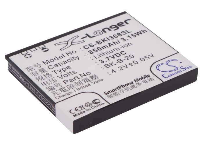 Batteri til mobiltelefon, smarttelefon for BBK i389, i388, i368