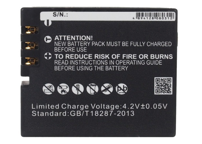 Batteri til kamera for AEE SD18, SD19, SD20 m.fl.