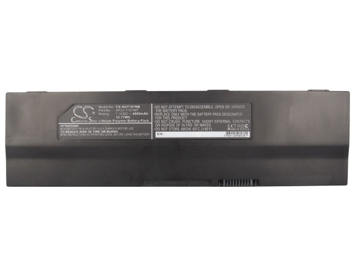 Batteri til bærbar PC, Notatbok for Asus Eee PC T101, Eee PC T101MT-EU17-BK m.fl.