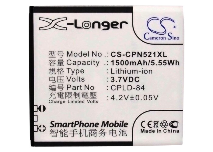 Batteri til mobiltelefon, smarttelefon for Coolpad 5210, 7235