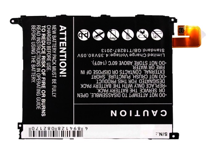 Batteri til mobiltelefon, smarttelefon for Sony Ericsson Xperia Z Ultra, XL39, XL39h m.fl.