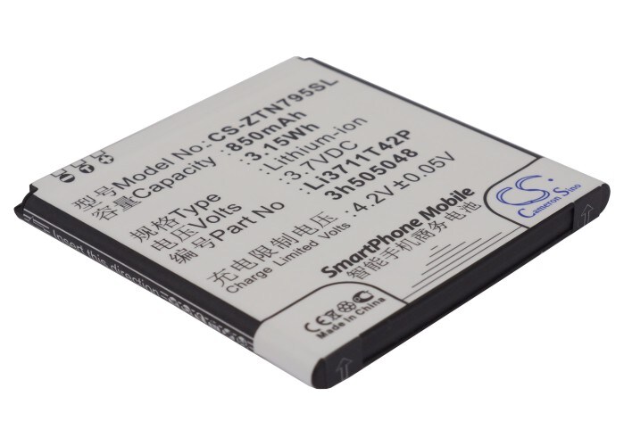 Batteri til mobiltelefon, smarttelefon for ZTE U791, N795