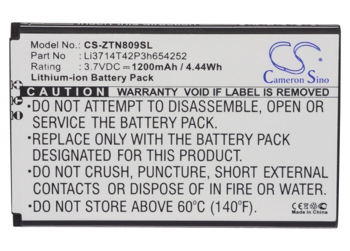 Batteri til mobiltelefon, smarttelefon for ZTE U809, V809