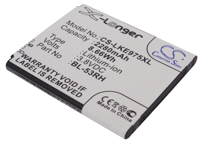 Batteri til mobiltelefon, smarttelefon for LG Optimus GJ, Gee, E975w