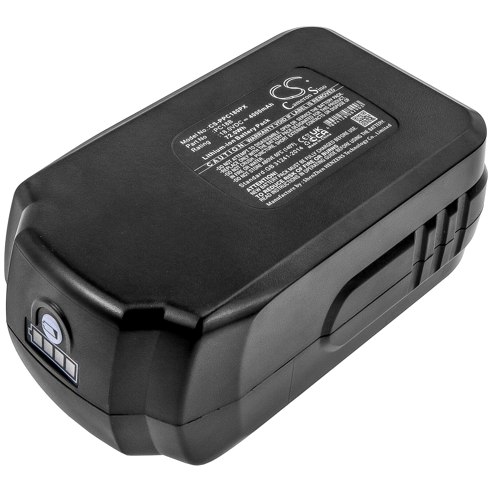 Batteri til elektriske verktøy for Porter Cable PC18AG, PC18AL, PC18CHD m.fl.