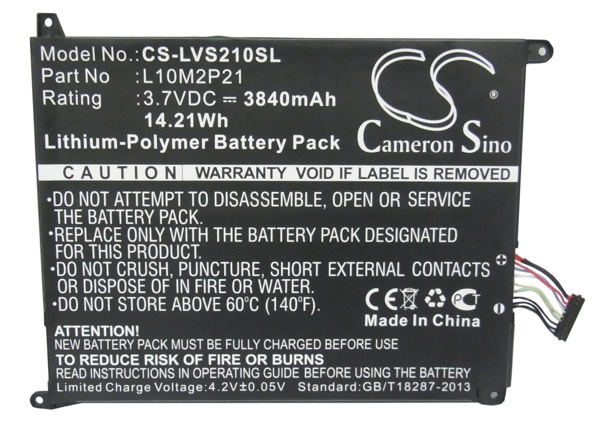 Batteri til nettbrett for Lenovo Ideapad S2007, Ideapad S2007a, Ideapad S2007A-D