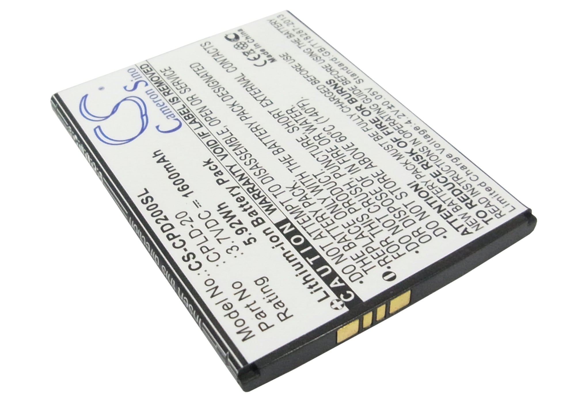 Batteri til mobiltelefon, smarttelefon for Coolpad 8730, 8736, 8920