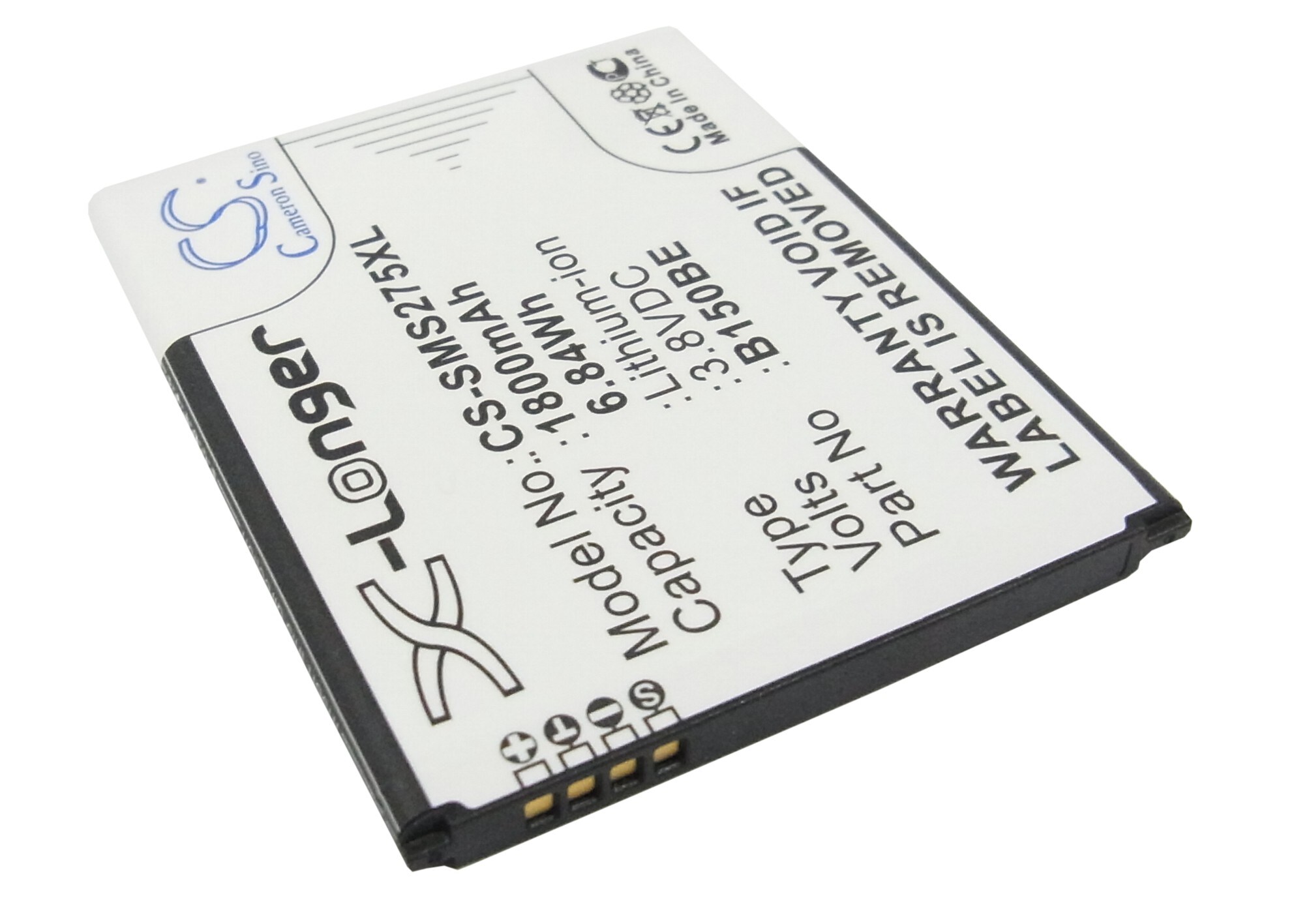 Batteri til mobiltelefon, smarttelefon for Samsung GT-S7275, Galaxy Ace 3 LTE, GT-I7275 m.fl.