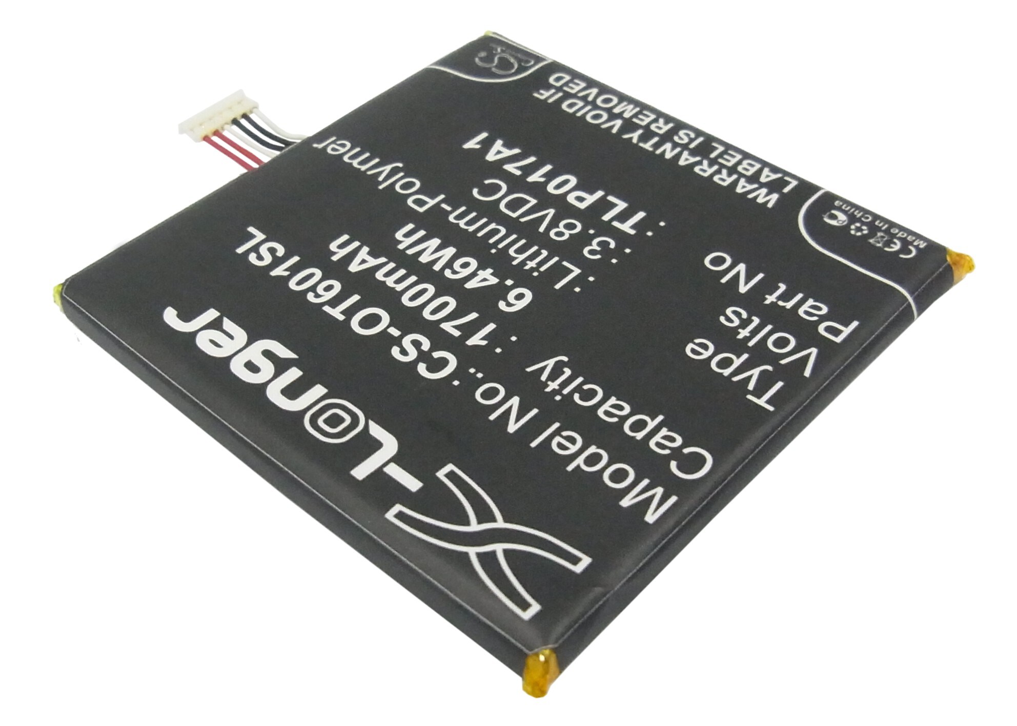 Batteri til mobiltelefon, smarttelefon for Alcatel One Touch Idol Mini, OT-6012W, OT-6012X m.fl.