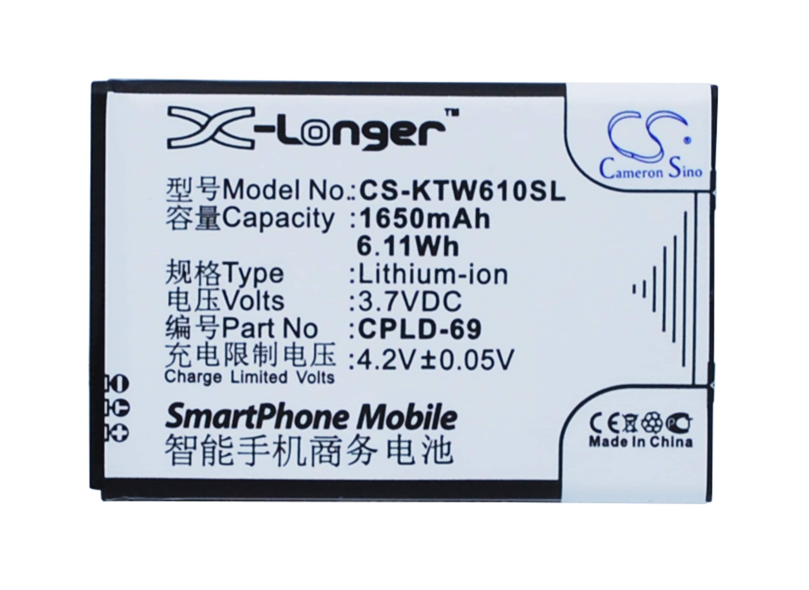 Batteri til mobiltelefon, smarttelefon for Coolpad 8809