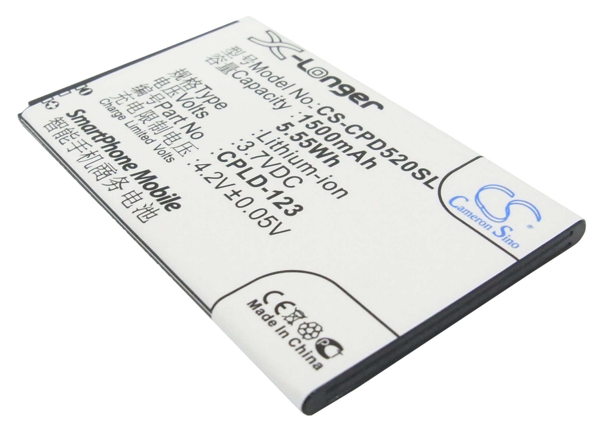 Batteri til mobiltelefon, smarttelefon for Coolpad 5200