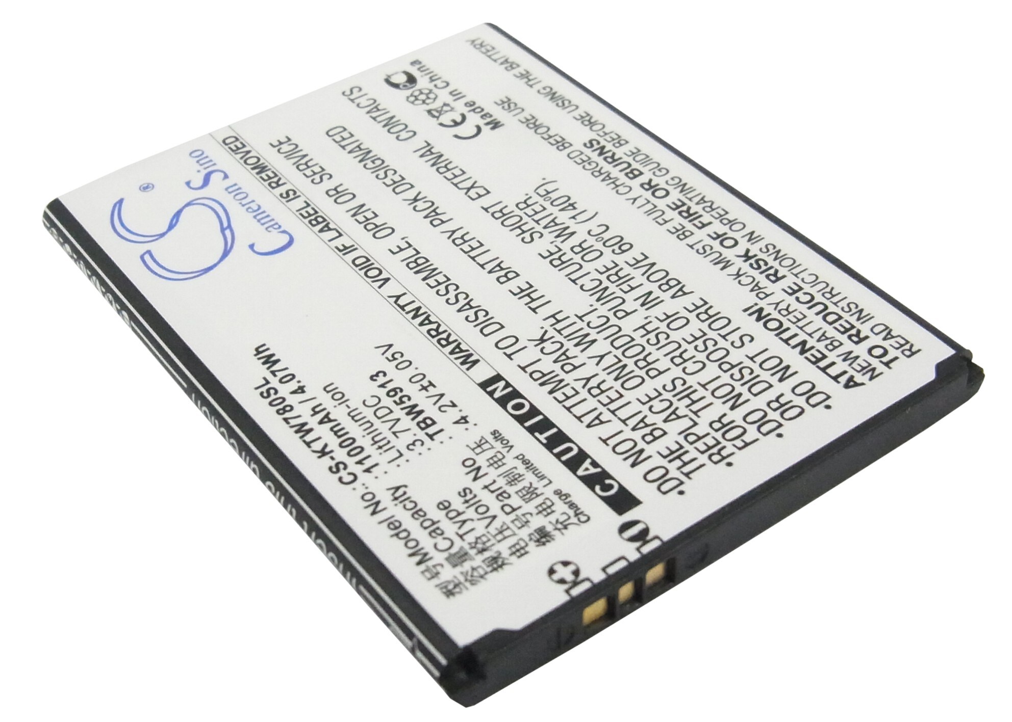 Batteri til mobiltelefon, smarttelefon for Archos 35 Titanum