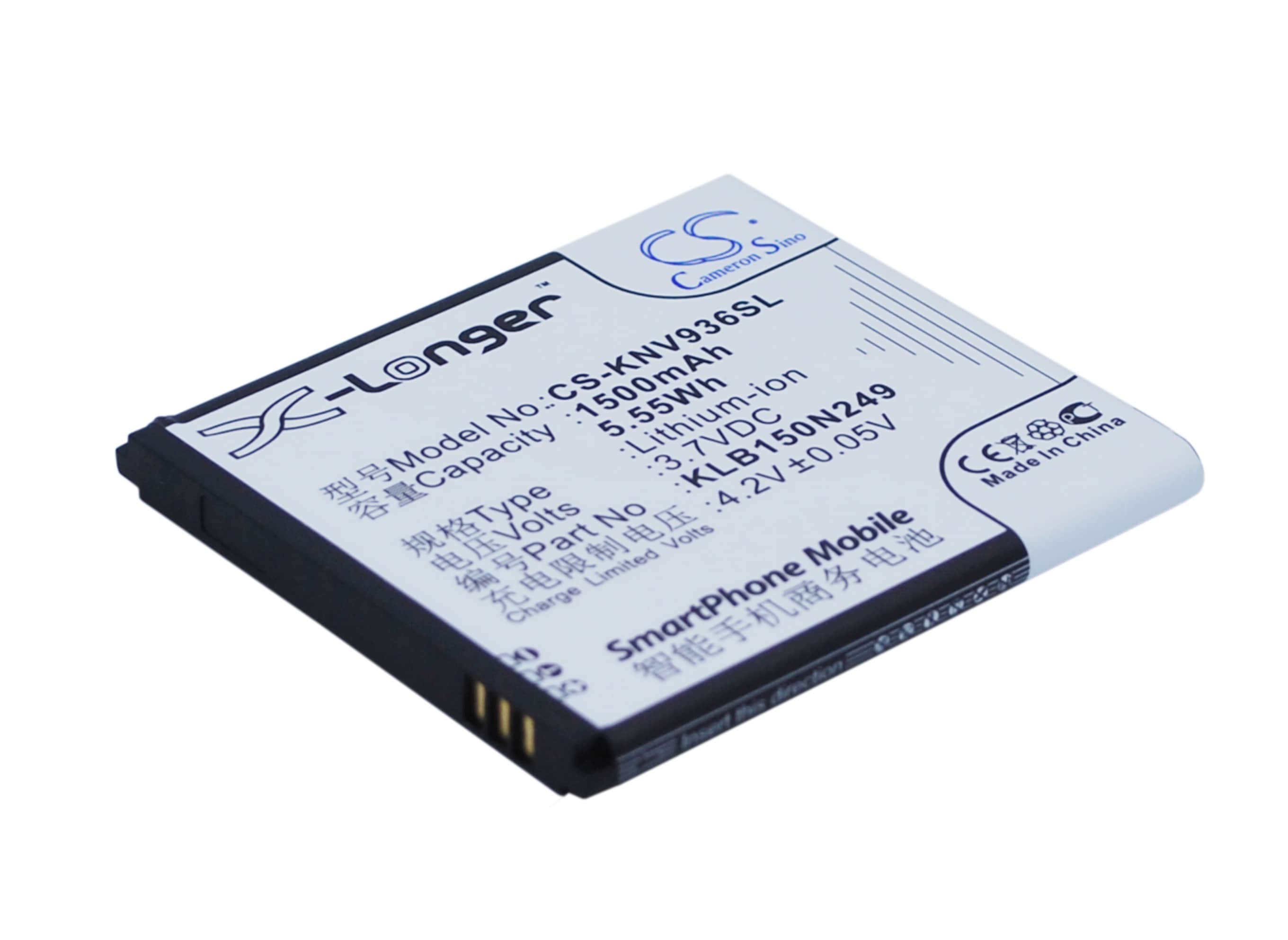 Batteri til mobiltelefon, smarttelefon for KONKA E900, E830, W900 m.fl.