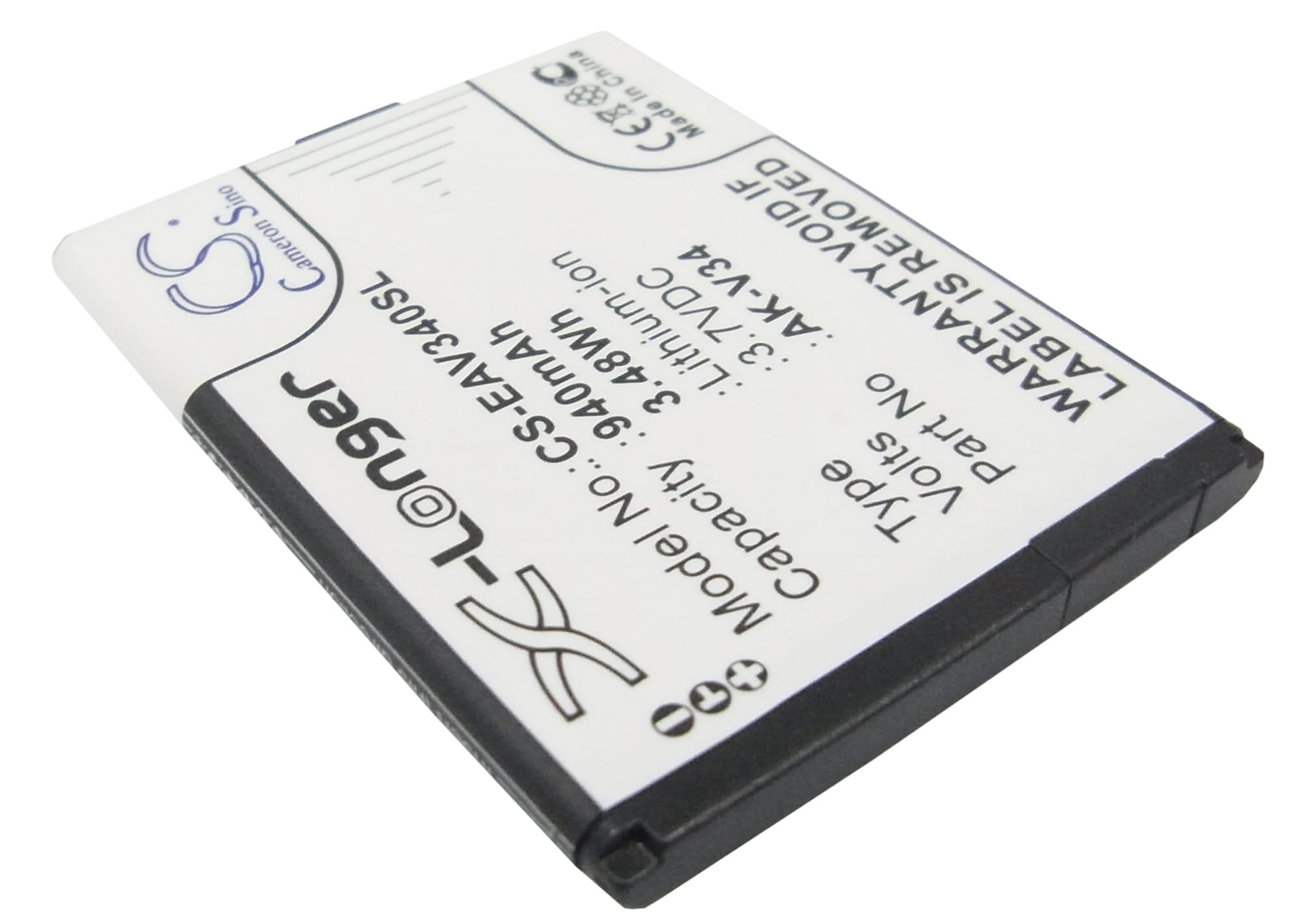 Batteri til mobiltelefon, smarttelefon for Emporia Glam, V34, V34_001