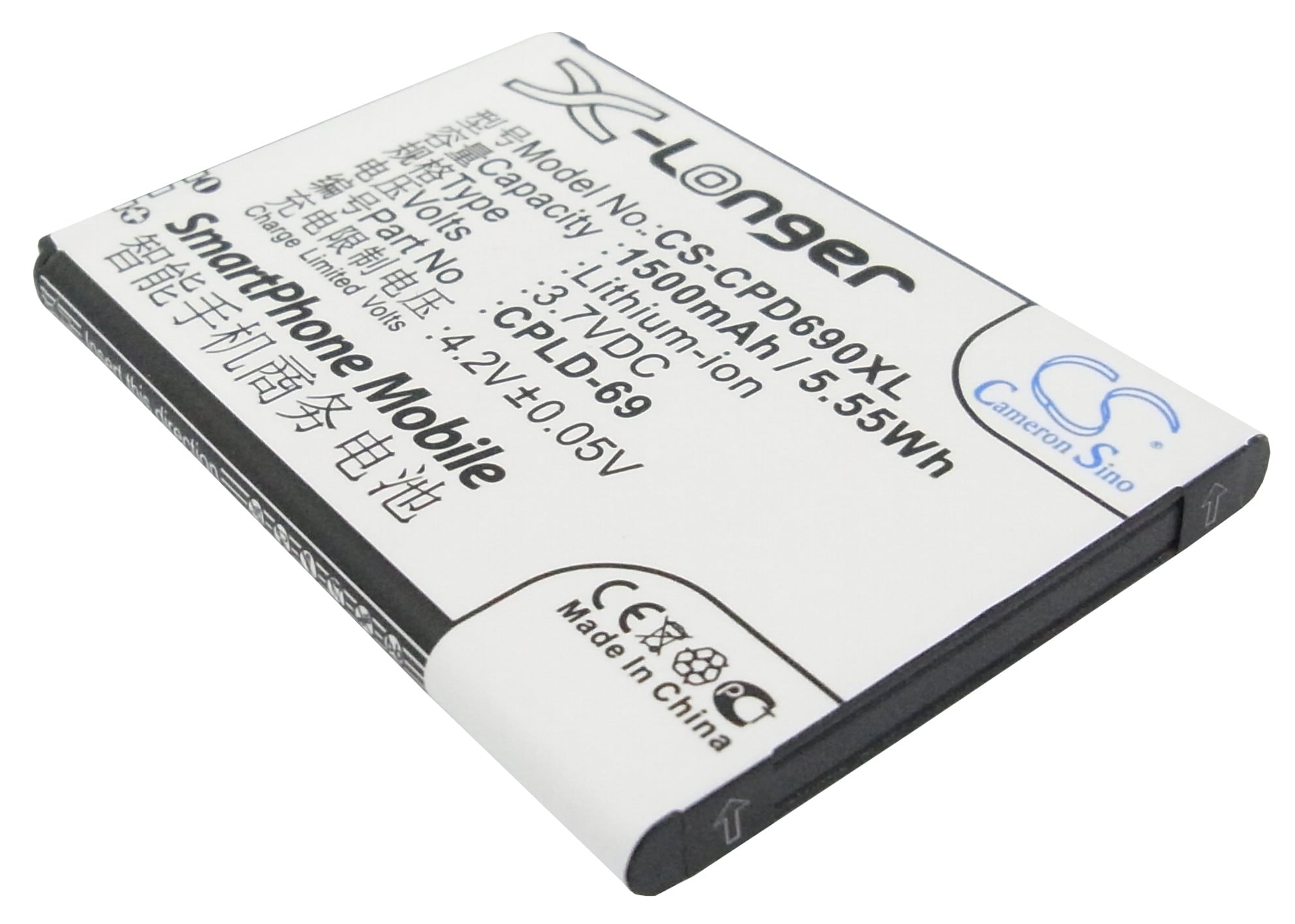 Batteri til mobiltelefon, smarttelefon for Coolpad 8809