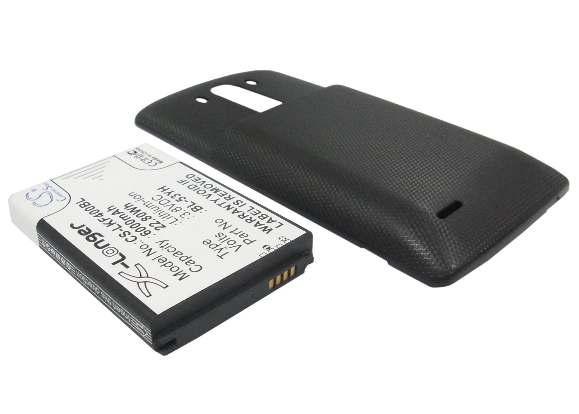 Batteri til mobiltelefon, smarttelefon for LG G3, D855, D855 LTE m.fl.