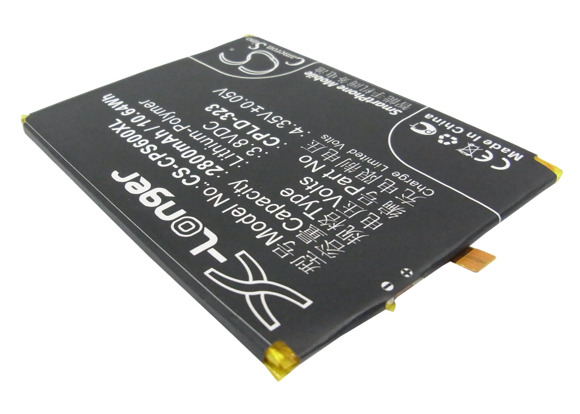 Batteri til mobiltelefon, smarttelefon for Coolpad S6, 9190L, 9190L-C00
