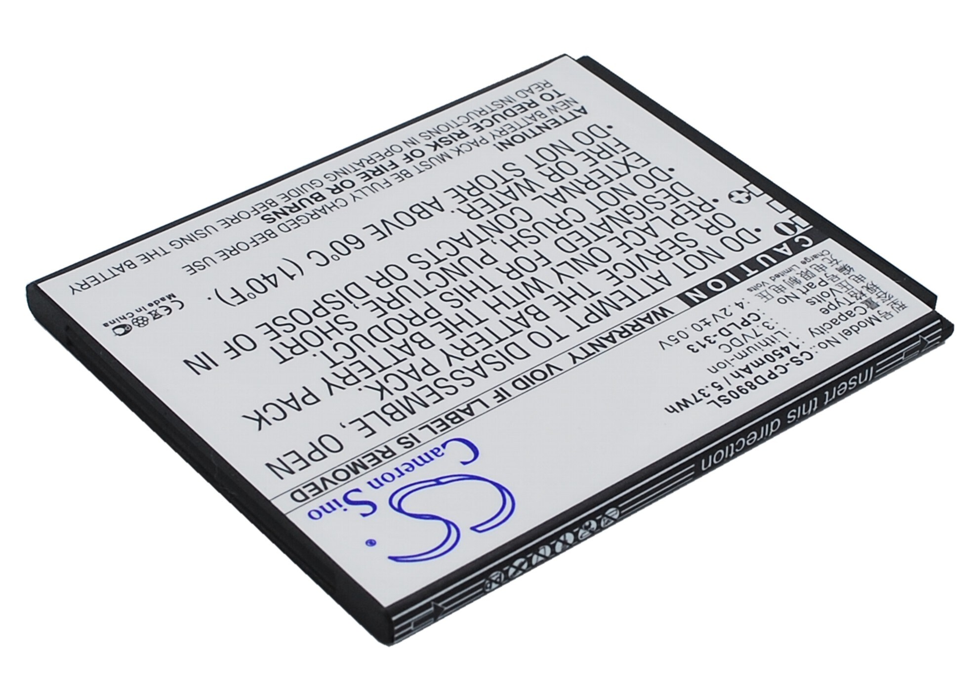 Batteri til mobiltelefon, smarttelefon for Coolpad 8908, 4 mini