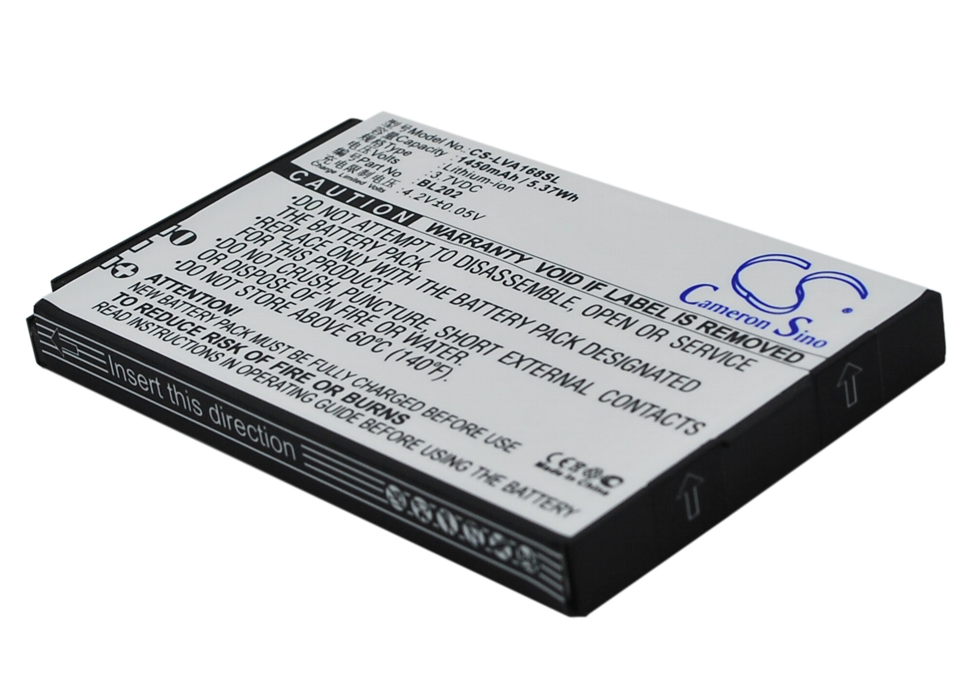 Batteri til mobiltelefon, smarttelefon for Lenovo MA168, MA169