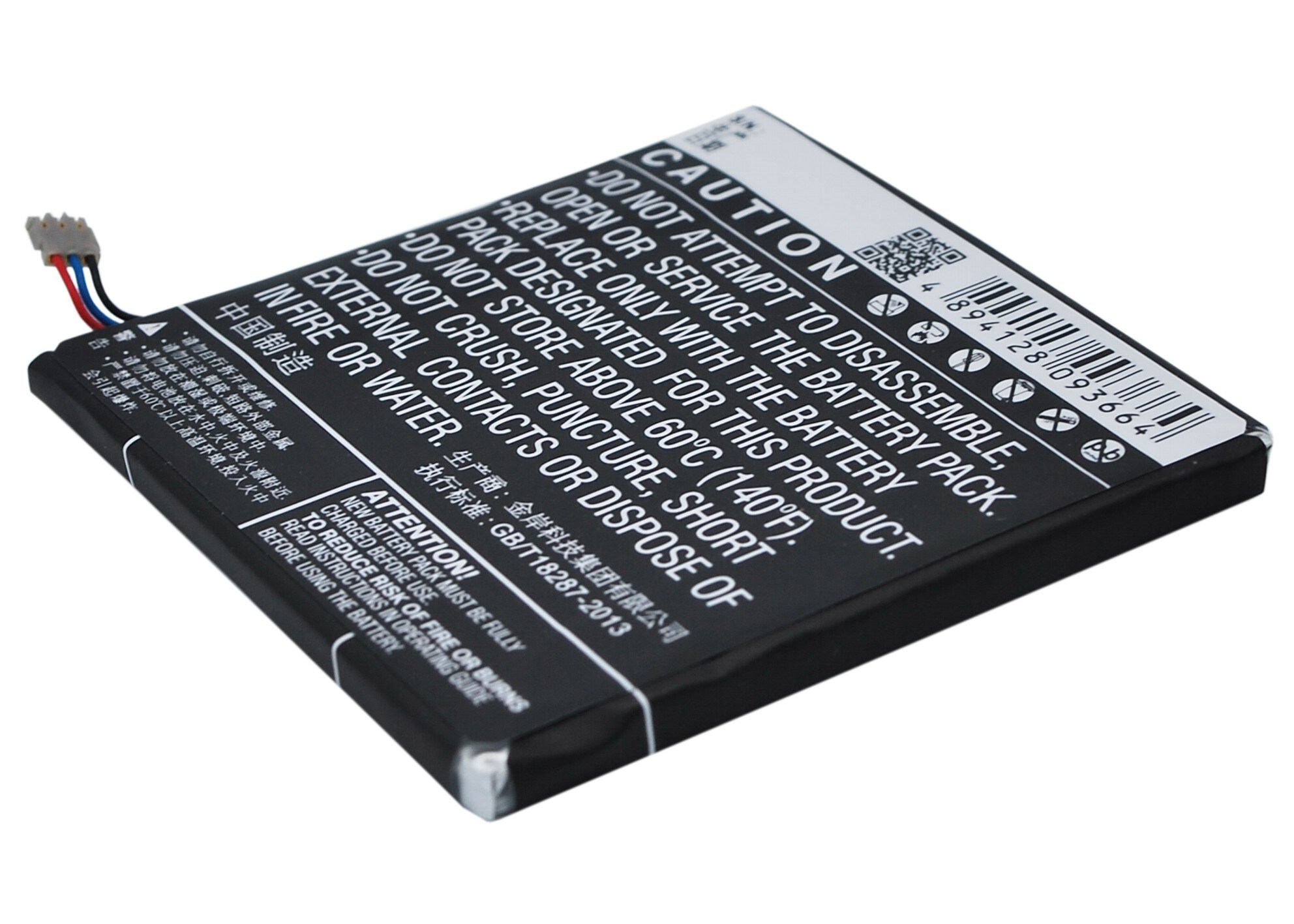 Batteri til mobiltelefon, smarttelefon for ZTE Grand Era, U985, V985 m.fl.