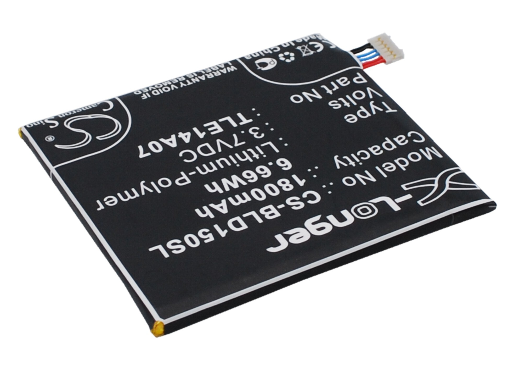 Batteri til mobiltelefon, smarttelefon for BLU Life PLAY S, L150u