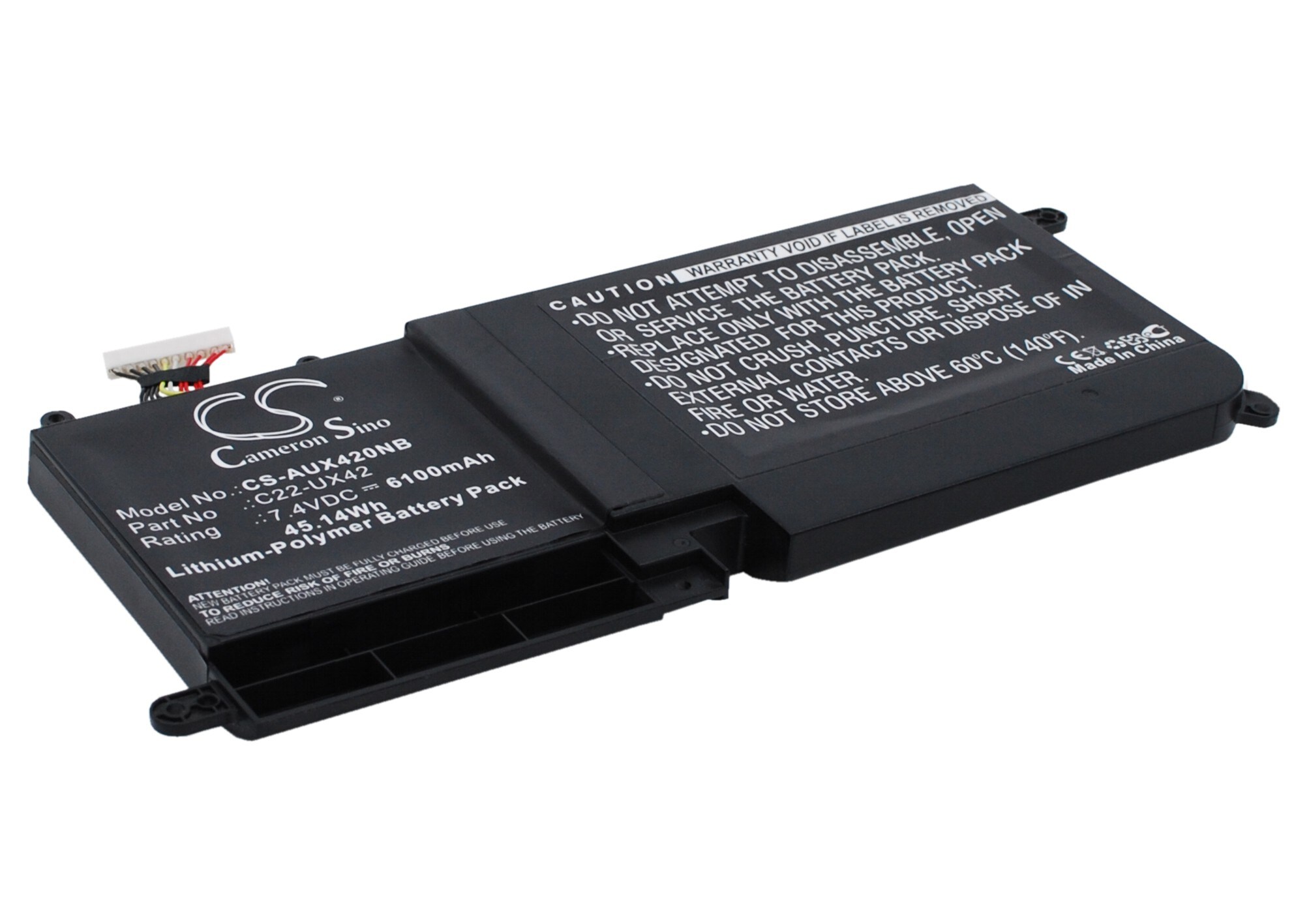Batteri til bærbar PC, Asus Zenbook UX42, UX42E3517VS, UX42E3317VS-SL m.fl.