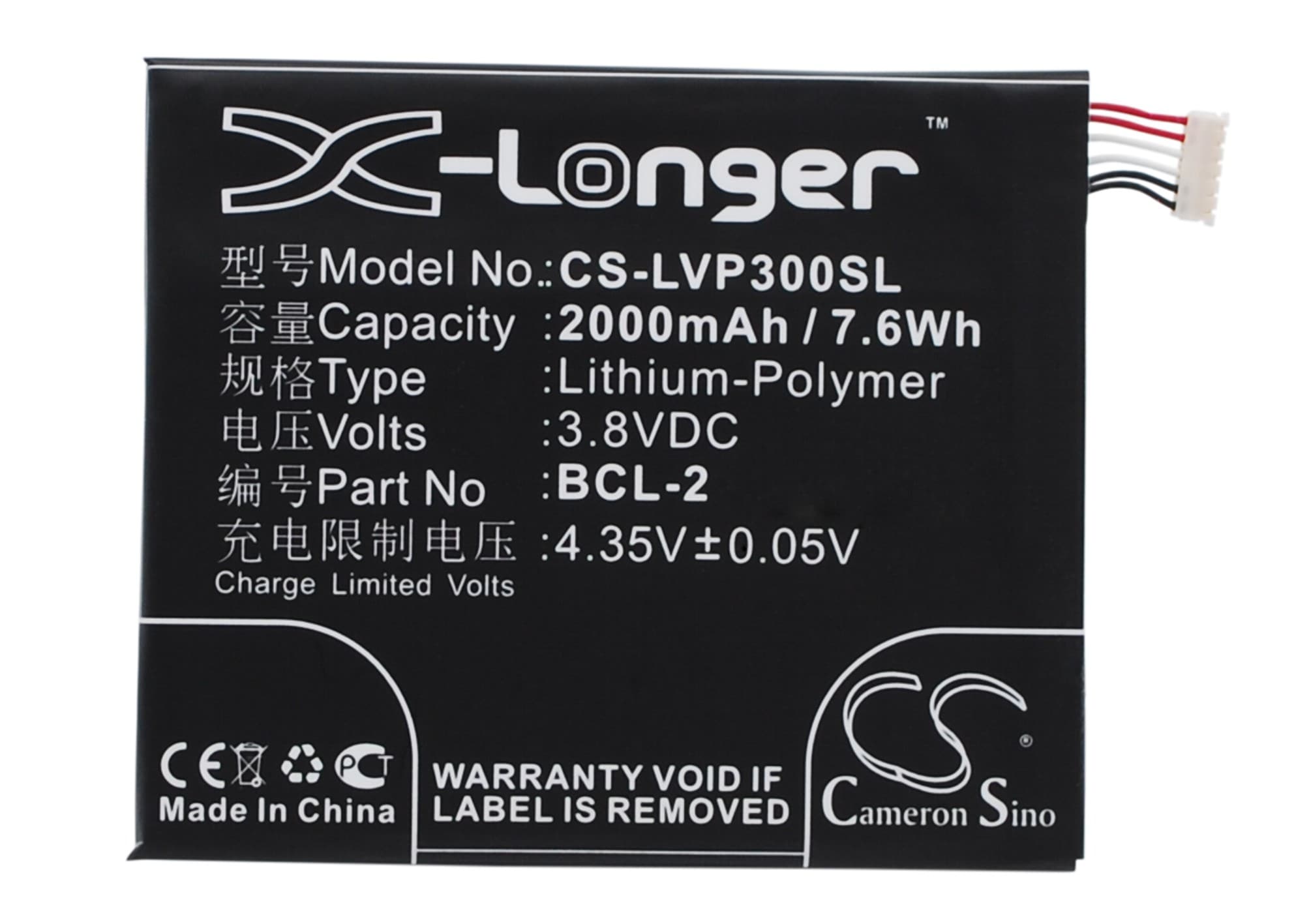 Batteri til mobiltelefon, smarttelefon for LAVA Iris Pro 30