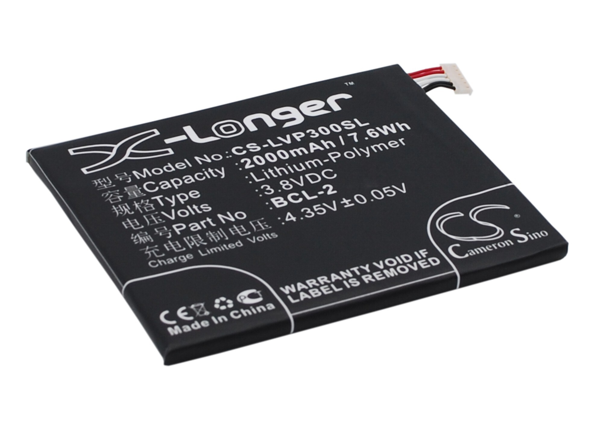 Batteri til mobiltelefon, smarttelefon for LAVA Iris Pro 30