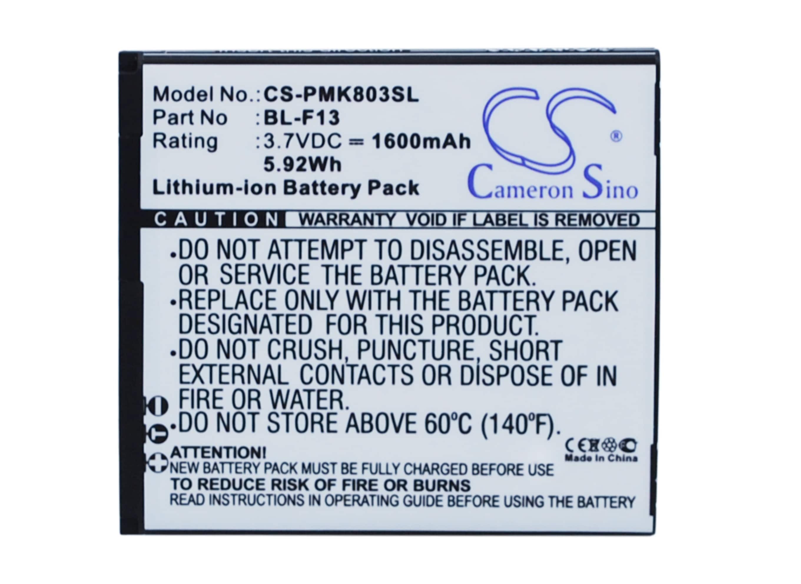 Batteri til mobiltelefon, smarttelefon for PHICOMM i803