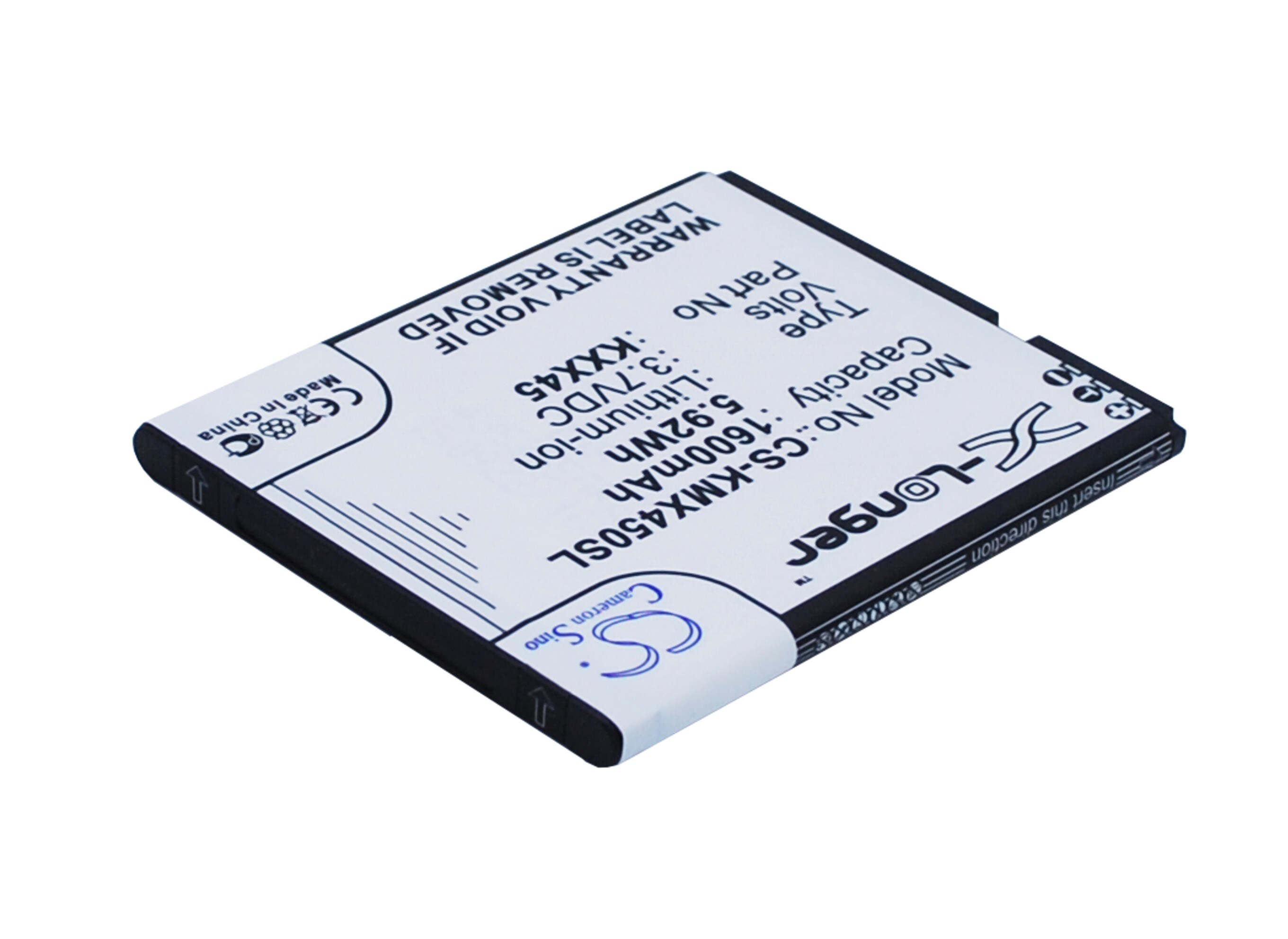 Batteri til mobiltelefon, smarttelefon for KAZAM Trooper2 4.5, Trooper 2 4.5