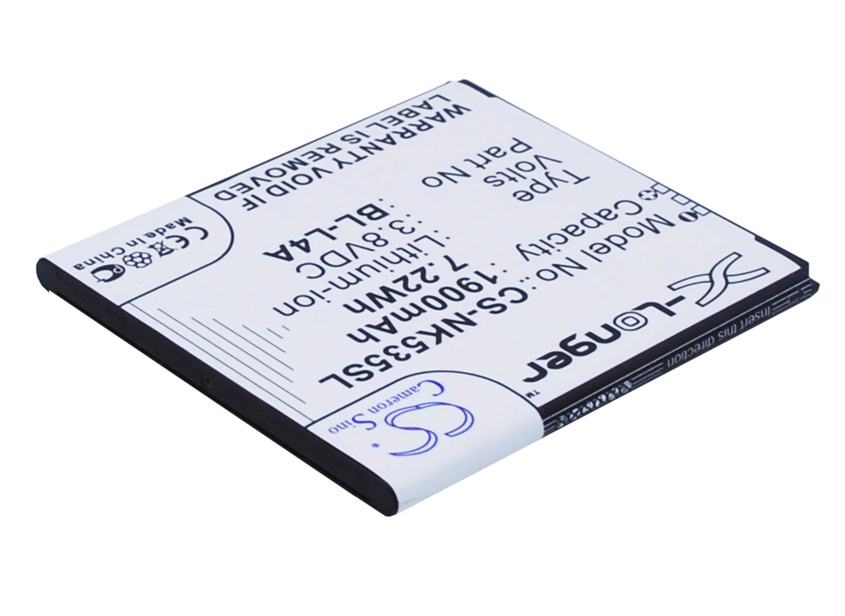 Batteri til mobiltelefon, smarttelefon for Microsoft Lumia 535, Lumia 535 Dual SIM, RM-1090