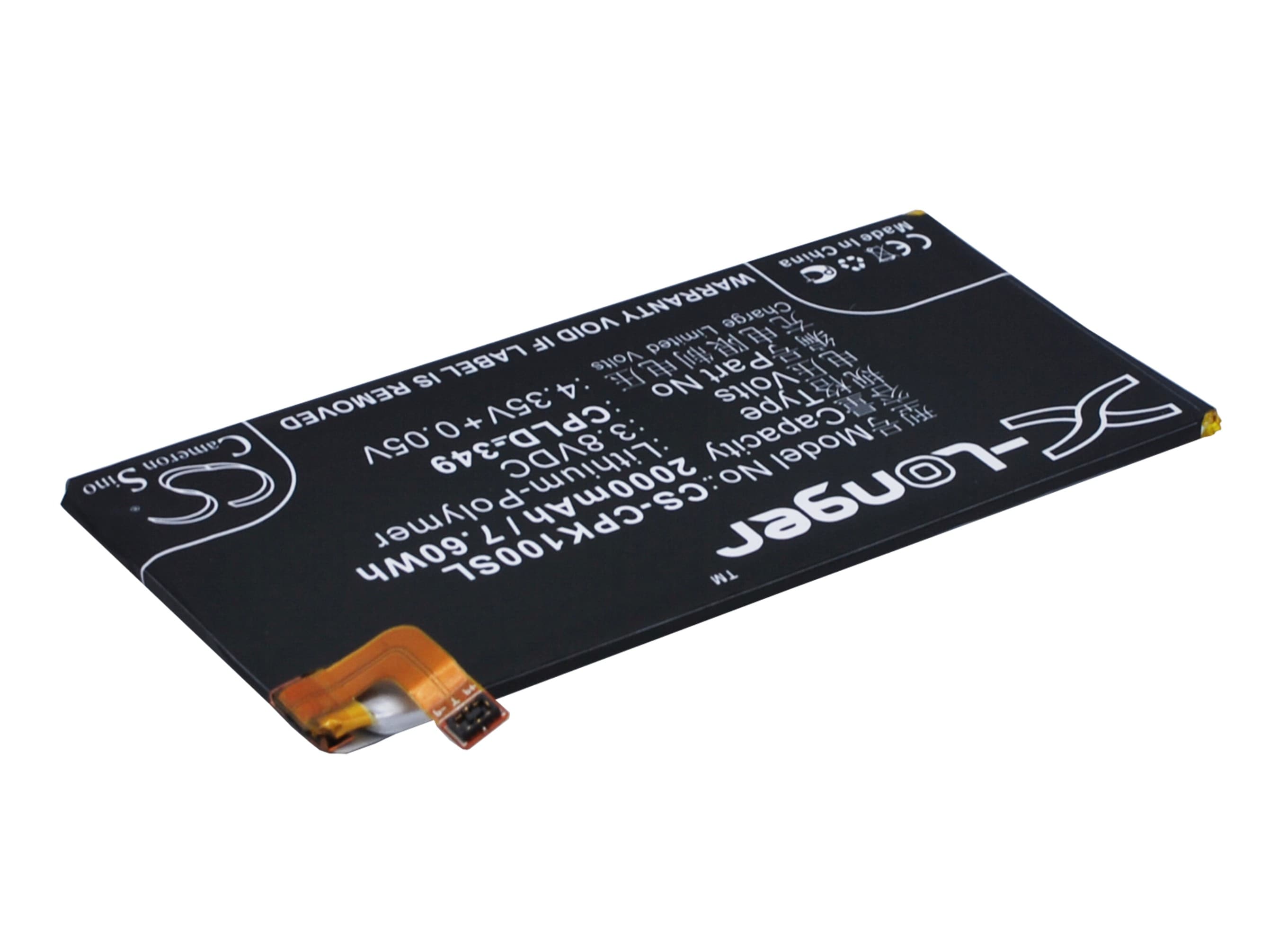 Batteri til mobiltelefon, smarttelefon for Coolpad ivvi K1, ivvi K1-NT