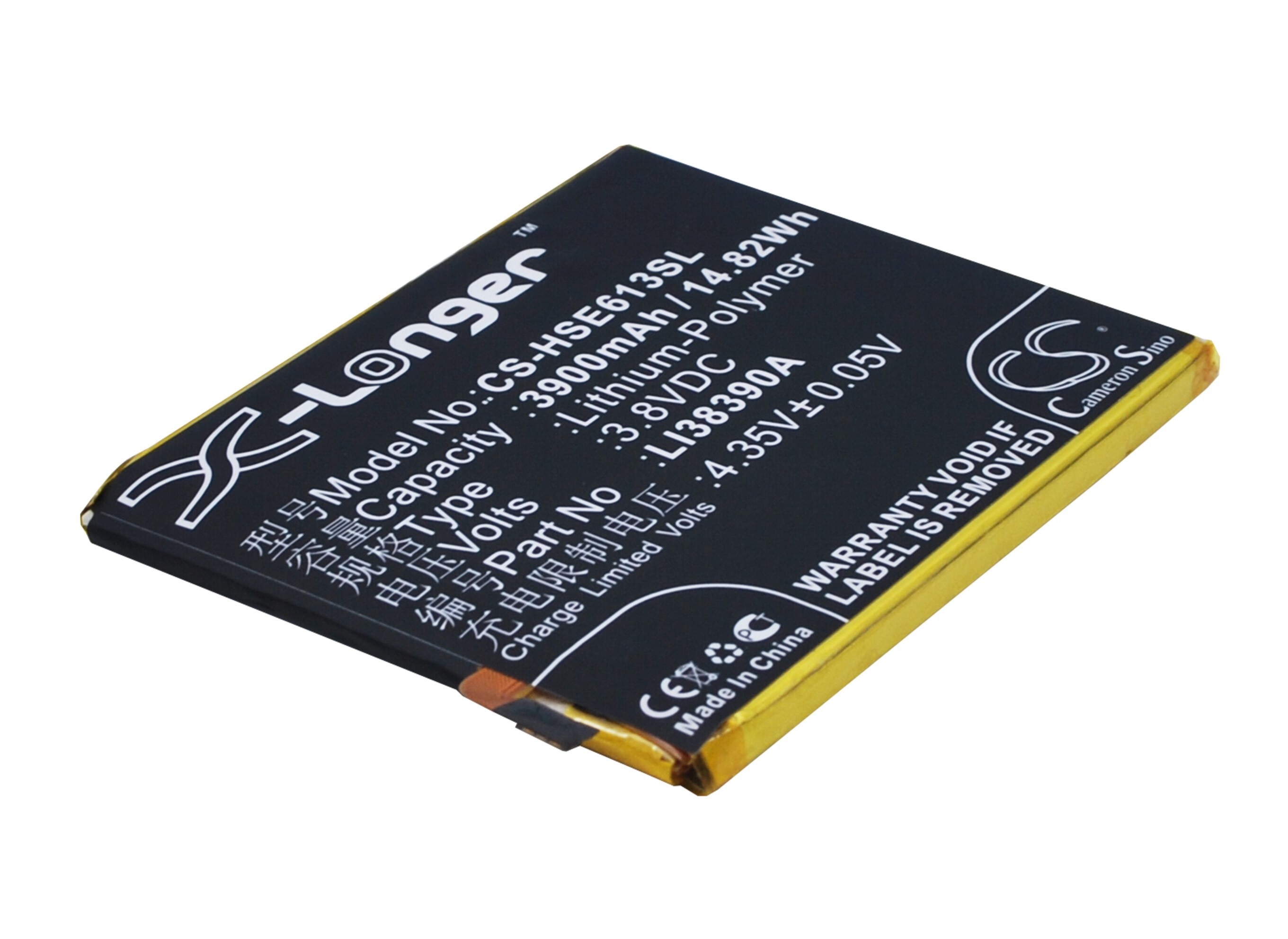 Batteri til mobiltelefon, smarttelefon for Hisense E613M